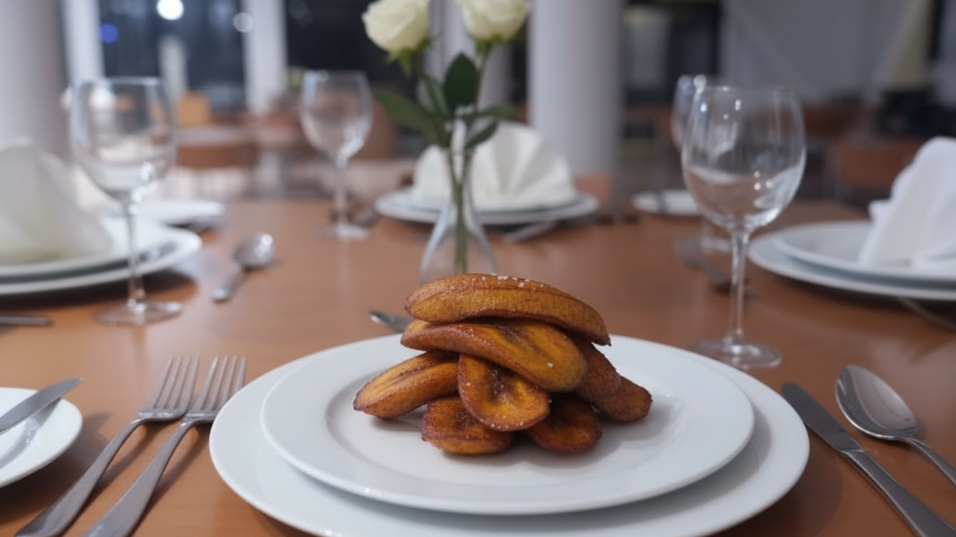 Plantain Mûres Frites